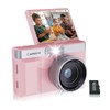 Digital Camera for Kids,180°Flip Screen Small Cameras For Photography,Perfect Birthday