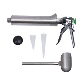 Stainless Steel Hand Caulking Gun Mortar Applicator Sprayer Grout, Hand Caulking Guns, Cement Grout Mortar Caulk Pointing Grouting Gun, Brick Mortar Sprayer Applicator Tool, (US Stock)