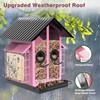 FlowaFoli FlowaFoli Bird Feeders for Outdoors, Metal Bird Feeder with