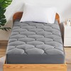 SLEEP ZONE Bedding Quilted Fitted Twin Mattress Pad Cover, Soft