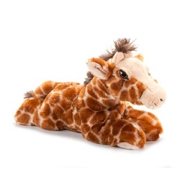 The Petting Zoo Giraffe Stuffed Animal Plushie, Gifts for Kids, Earth Keeperz Wildlife Animals, Zoologee Brown Giraffe Plush Toy, 10 inches