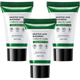 3 Piezas - Mascarilla Carbon Activado Puntos Negros Skin Care Exfoliante Mascarila Negra Nariz Rostro Cuidado de la Piel Suaviza y Refina la Piel Elimina Impuresas