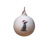 Image Industry Flat Coated Retriever Ceramic Bauble - Tree Decoration