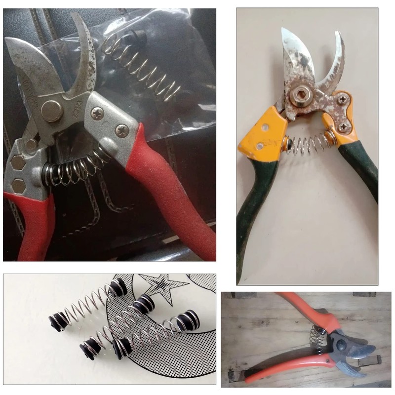 TorSor 3 Set Precision Pruner Spring Replacement with Rubber Base