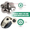 7D Shaver Heads Replacement 7 Blades Bald Head Shaver Replacement