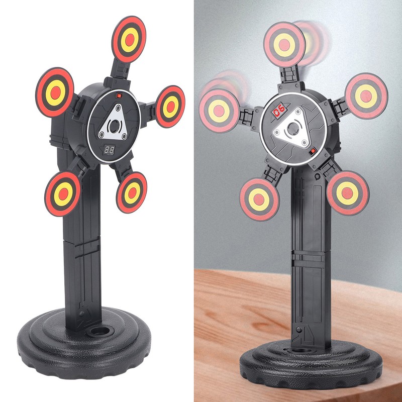 Electric Target Toy Auto Reset Rotatable Target Toy with Electronic