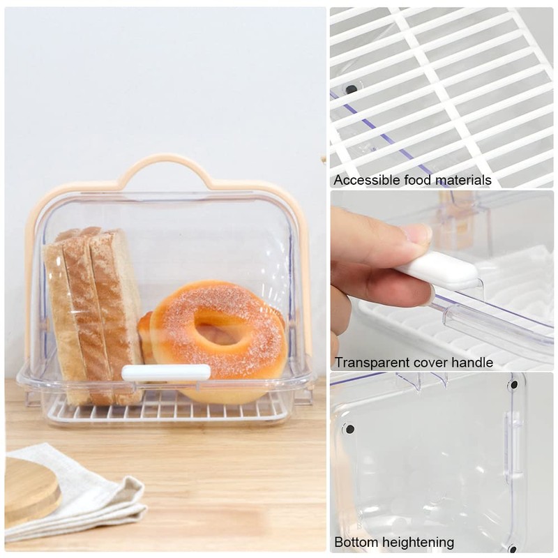 Beowanzk Bread Box to Keep Bread Fresh,Bread Bins for Kitchen,Bread