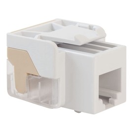 ICC Voice Keystone Jack, RJ11, 6P6C - UL Listed Phone Network Cable Connector - TIA Compliant - Compatible with Server, Computer, & Modem - White, Pack of 1