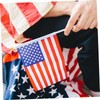 Sosoport Usa Flags 100pcs Handheld Flags Rainproof Fade-resistant Ideal for
