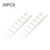 Faderr 20pcs Furniture Alignment Leveller Wedges, Adjustable With Breakaway Points