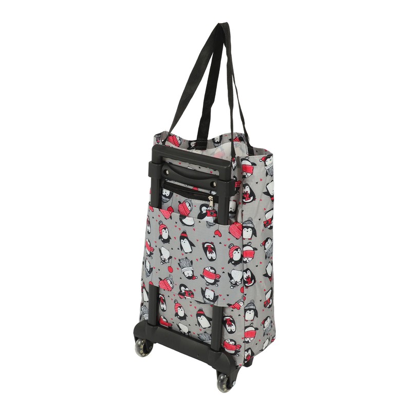 Household Portable Foldable Shopping Cart Utility Grocery Cart Large Elderly