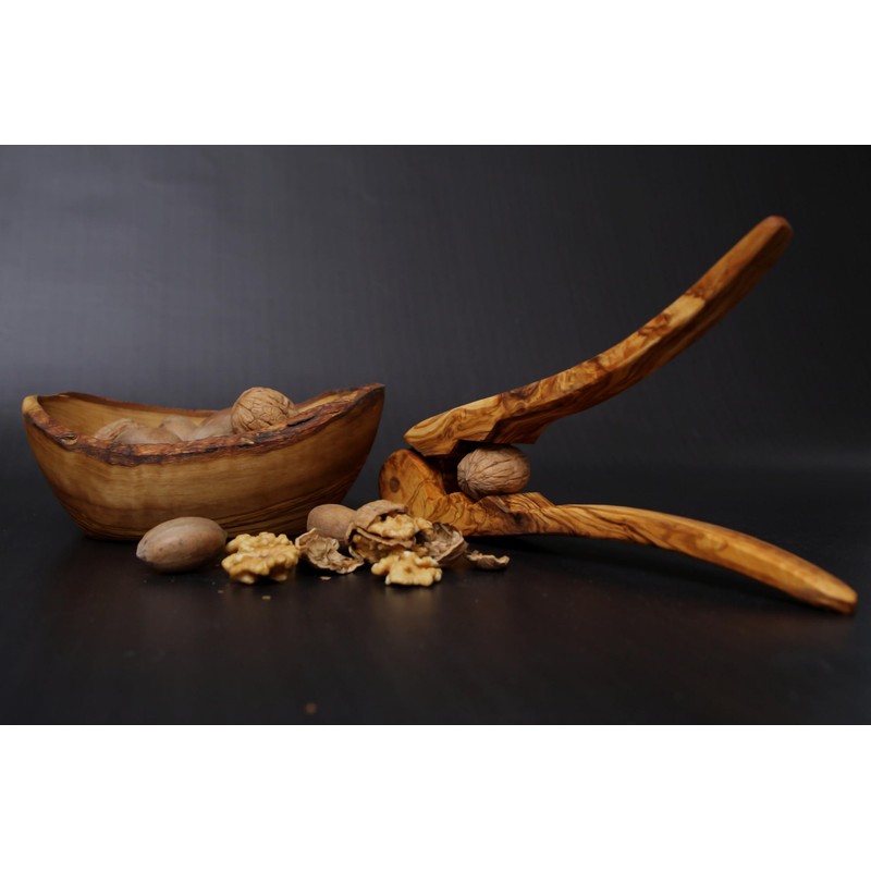 Nutcracker (Clamp Nutcracker) - Handcrafted Olive Wood Nutcracker | Unique