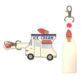 Ice Cream Truck Sanitizer Holder And/Or Lip Balm Holder
