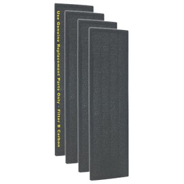 Germ Guardian Carbon Genuine Air Purifier Replacement Filter for use with FLT4825 Filter B, for AC4300/AC4800/ AC4900 series Germ Guardian Air Purifiers, Black, 4 Count, FLT22CB4
