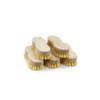 Novaliv 2 x Wooden Cleaning Brush with Plastic Bristles, Robust