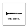 Power-Fast II Chipboard Screws 4.5 x 40 Countersunk Head with