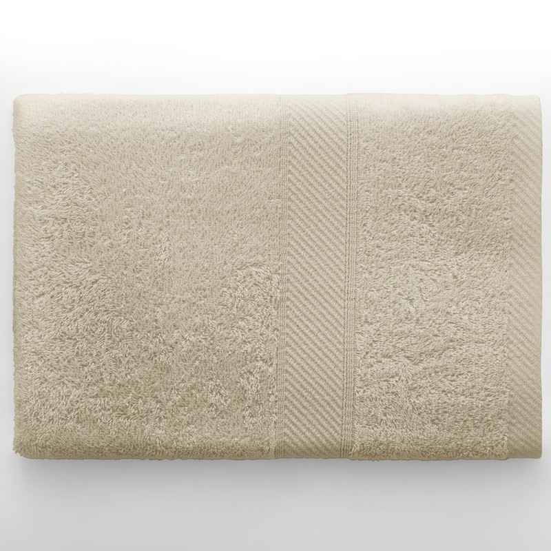 DecoKing Hand Towel 50 x 100 cm Beige Cotton Bamboo