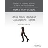 MeMoi cloudpoint Fashion Opaque Tights, Negro, Pequeño