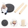 HOLIDYOYO Chef Paper Towel Holder Tissue Dispenser Holder Metal Paper