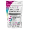 LIFEED5 Colágeno Hidrolizado en Polvo con Ácido Hialurónico, Biotina 405g