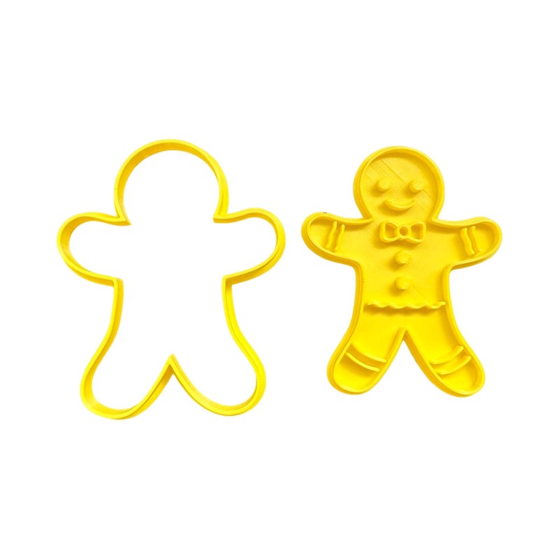 The Cookie Cutter Hub Gingerbread Man Cookie Cutter and Matching