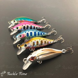 タックルタイム(TackleTime) トラウト ルアー シンキングミノー 渓流 ミノー 4.5g 5個セット 釣れる