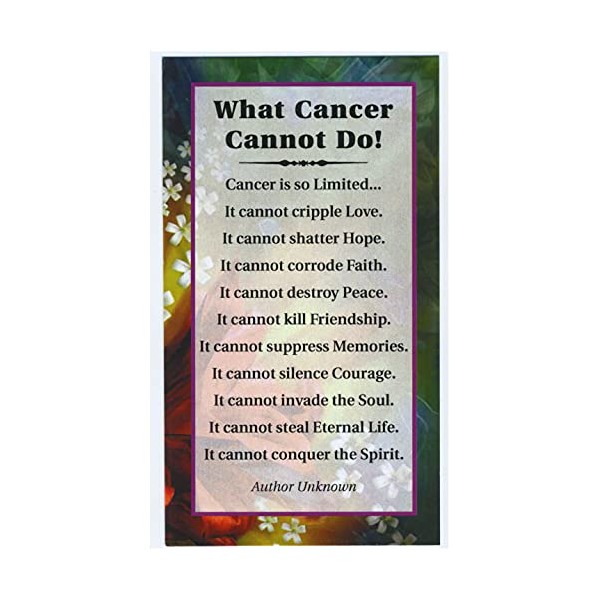 What Cancer Cannot Do Pocket Cards Package of 100