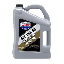 Lucas Oil Synthetic SAE 10W-60 European Motor Oil 5 Liters (Pack of 3)