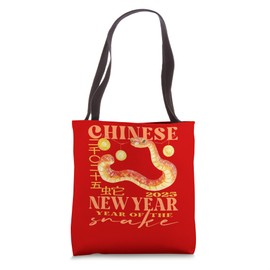 2025 Chinese New Year Snake Women Girls Colorful Cute Tote Bag