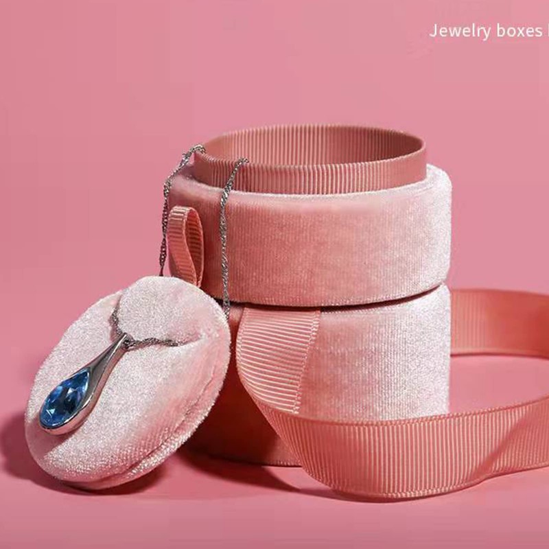 TIANYING Necklace Case Jewelry Gift Box Cute Pendant Box Compact