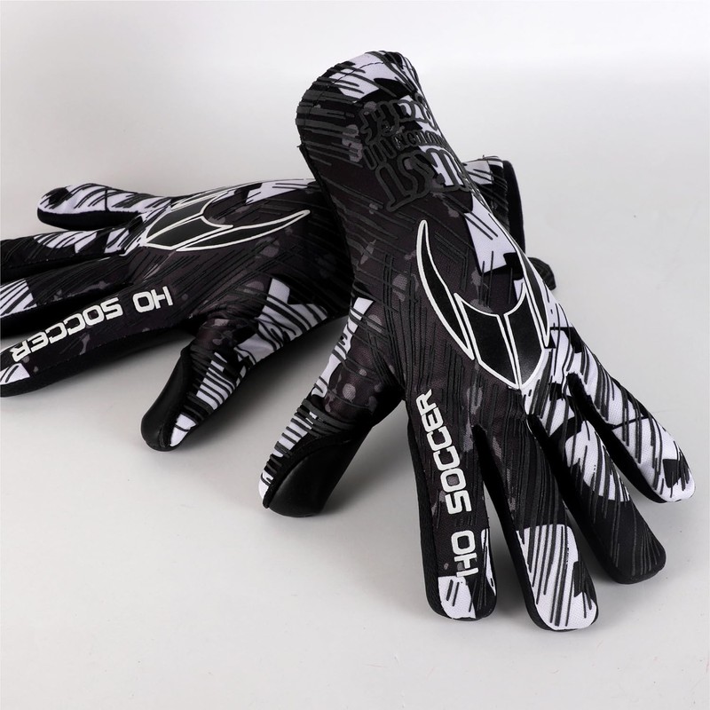 HO Soccer First Evolution III NG Graffiti Black Goalkeeper Gloves,