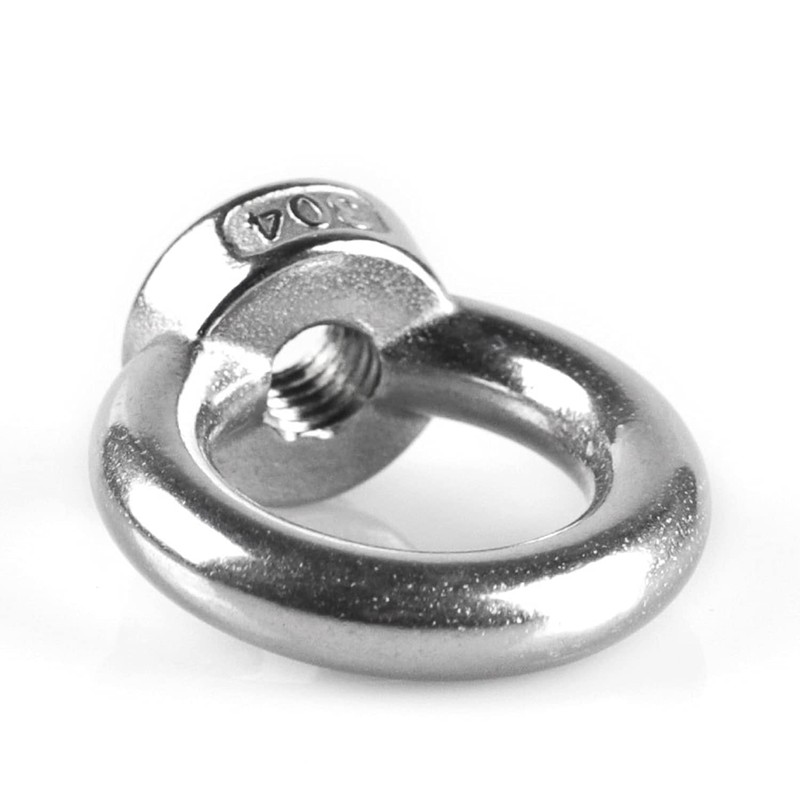 KYYLZ Pack of 10 Ring Nuts M8 Eye Nut 304