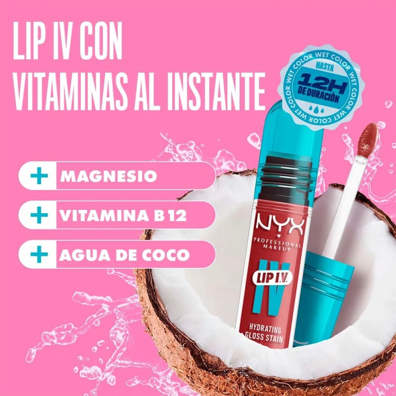 Tinta De Labios Hidratante Lip Iv De Nyx Professional Makeup