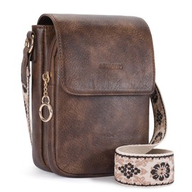 APHISON Small Crossbody Bags for Women Trendy, Leather Phone Wallet Purses Handbags Card Slots with Adjustable Strap