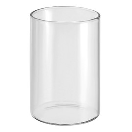 PATIKIL Clear Glass Cylinder Vase, 3.9" Tall and 2.6" Dia, 250ml Capacity, Tabletop Flowers Vase, Floating Candle Holder, Modern, Transparent, Durable