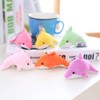 Toyvian 5 Pieces Plush Small Dolphin Decor Pendant for Key