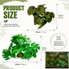 2 Pc Reptile Plants for Terrarium Decor,Amphibian Habitat Decor,Fake Plant