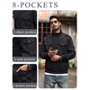 TACVASEN Men's Army Military Coats Military Jackets Cargo Jackets Casual