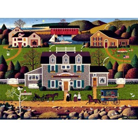 Buffalo Games - Charles Wysocki - Moonmeadow Cove - 1000 Piece Jigsaw Puzzle for Adults -Challenging Puzzle Perfect for Game Nights - Finished Size is 26.75 x 19.75