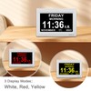 SSYA Digital Calendar Alarm Clock - Dementia Clocks for Vision