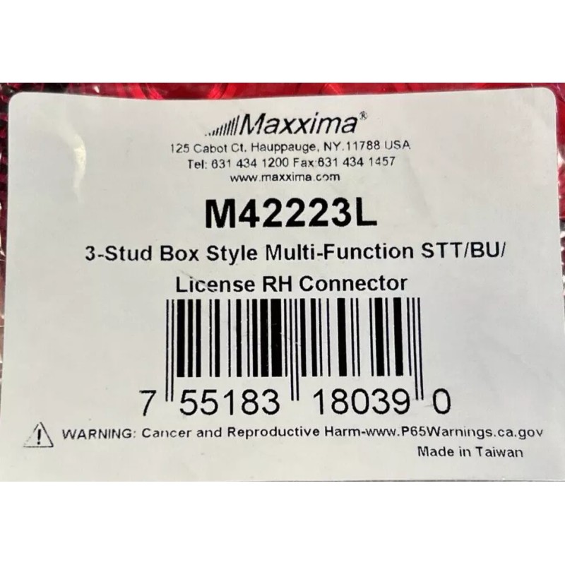 Maxxima M42223L Led Light Stop/Tail/Turn