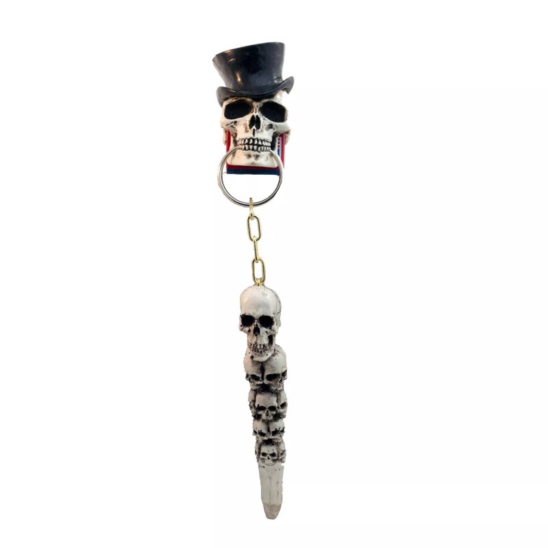 BawdyPartz Top Hat Skull Pool Billiards Cue Pocket Chalker Holder