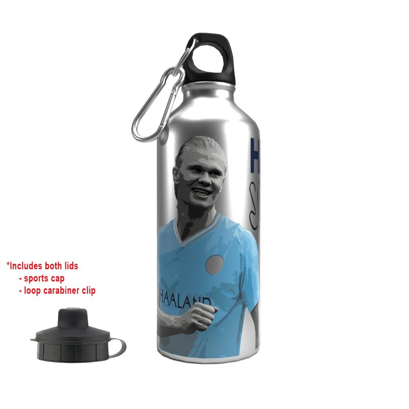 Partisan City Bottle Haaland 2-Lid Aluminium 600ml Silver