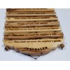 Bethlehem Olive Wood English Ten Commandments Wall Prayer