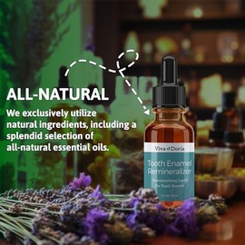 Viva Doria Líquido remineralizante de esmalte dental, protege el esmalte dental y ayuda a mantener las encías sanas 1 fl oz