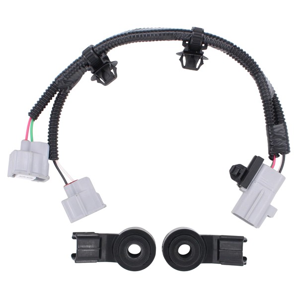 MOTOKU Knock Sensor and Wire Harness for Toyota Camry Highlander RAV4 Lexus ES350 RX350 RX450h