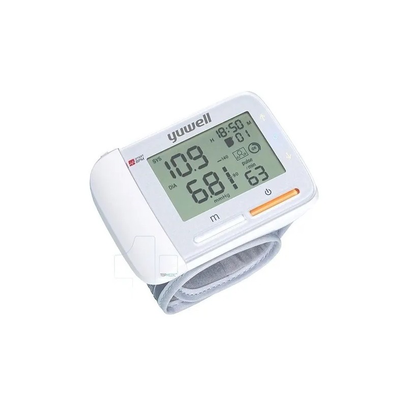 Monitor de presin arterial digital de mueca automtico Yuwell YE-8900A