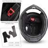 SPARK DOT Approved Modular Flip-Up Dual Visor Motorcycle Full Face