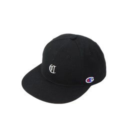 Champion C3-BG704C Men's Sports Hat, 100% Cotton, USA, Big Embroidery, Men's, Black