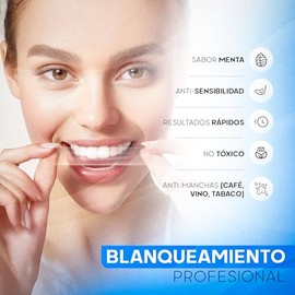 Blanqueador dental, Tiras Blanqueadoras De Dientes 28 pcs, smile whitening strips, dientes blancos para bonita sonrrisa, Eficaces Para blanquear Dientes Y Eliminar Manchas.